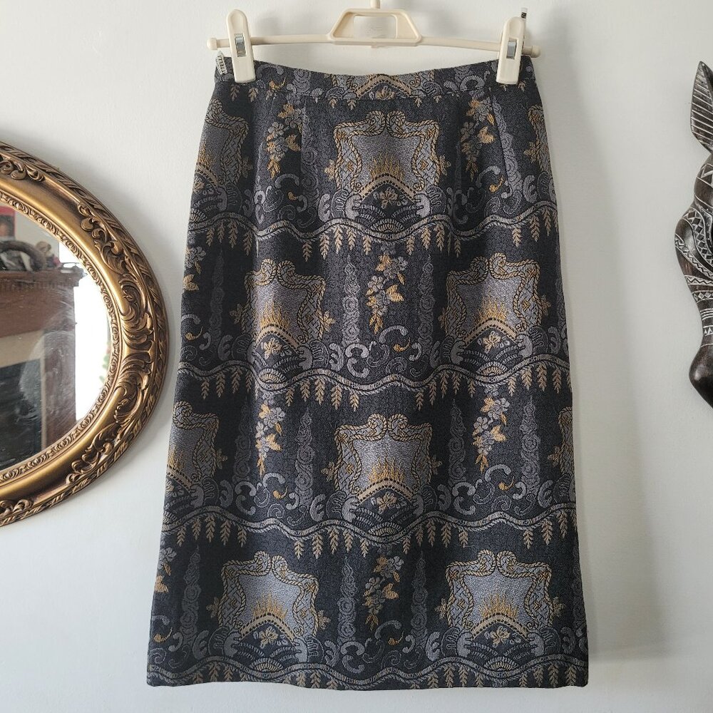 Vintage BRUNO PATELLI straight midi skirt